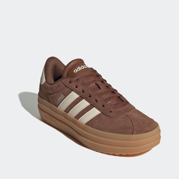 adidas VL court bold sneaker brown suede - Picture 10 of 11